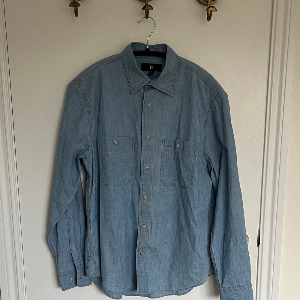 Banana Republic Light Blue Chambray Shirt